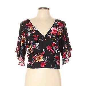 L Express Short Sleeve Blouse